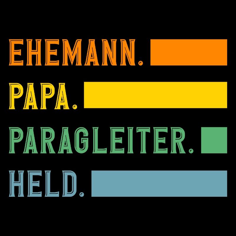 Ehemann Papa Gleitschirm Abenteuer Paragliding