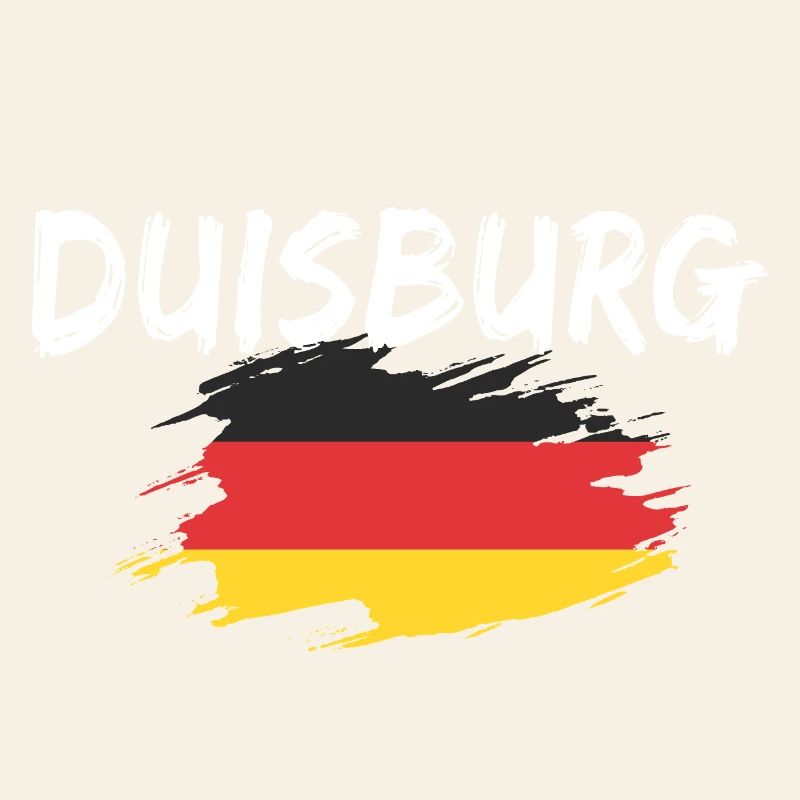 Duisbourg Allemagne Drapeau