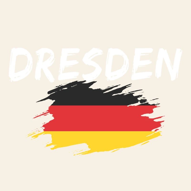 Dresde Drapeau allemand