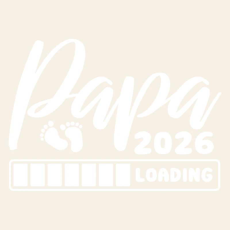 Papa 2026 loading - Schwangerschaft - Geschenk