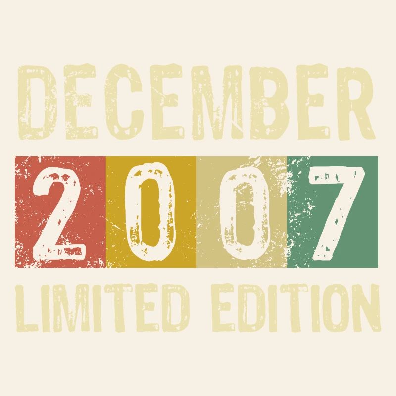 Limited Edition December 2007 Geburtstag Geschenk
