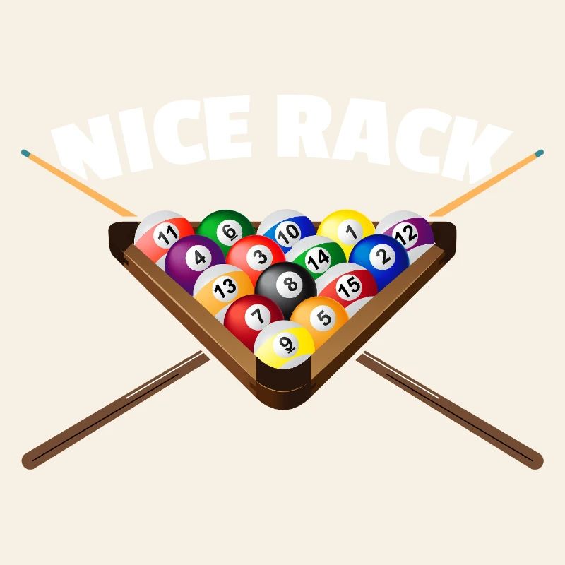 Nice Rack Funny Billiards Billiard Player