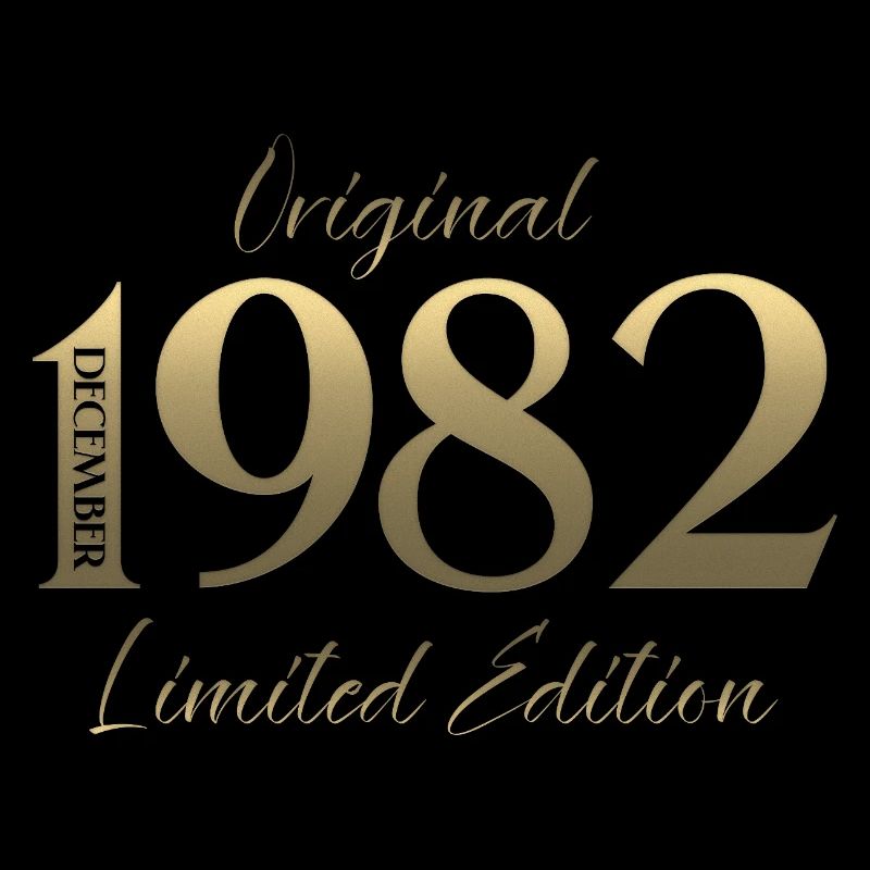 43e anniversaire Original Décembre Millésime 1982