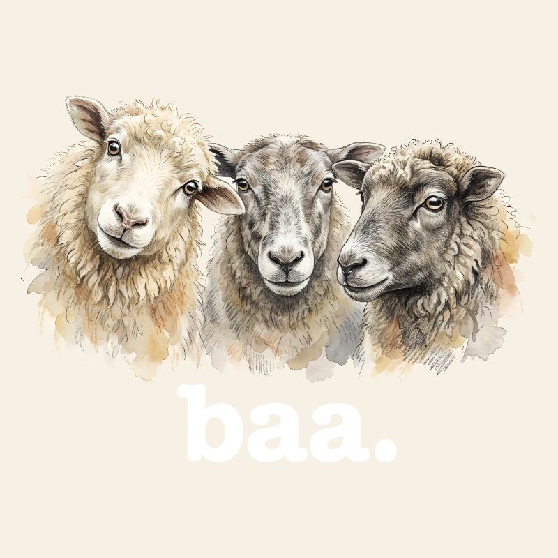Sheep Baa Funny Sheep Lover Funny Baa