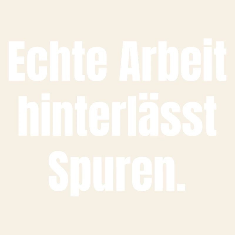 Real work leaves its mark