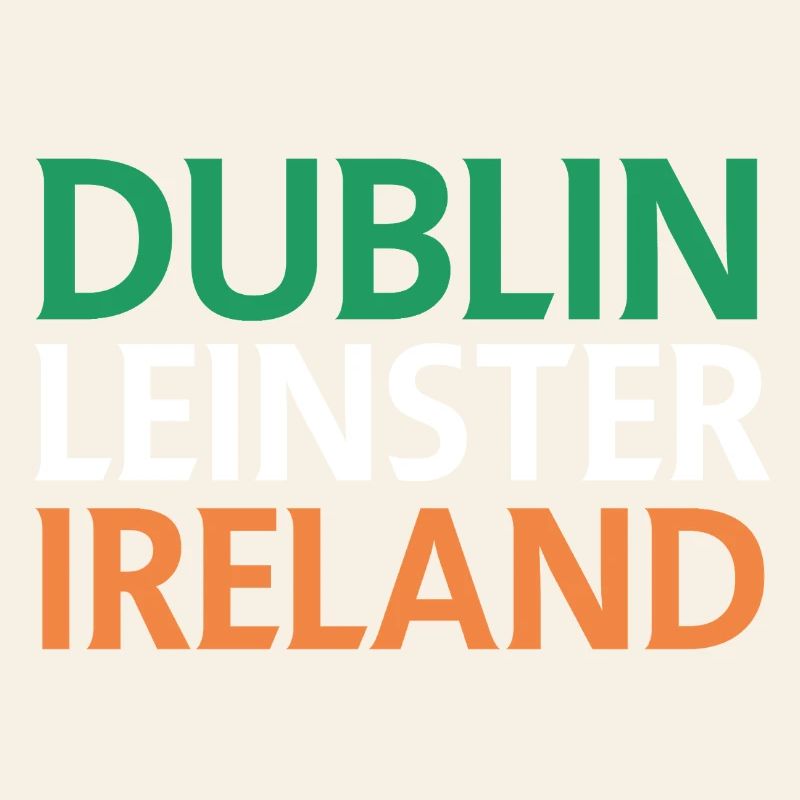 Dublin – Irland Textdesign