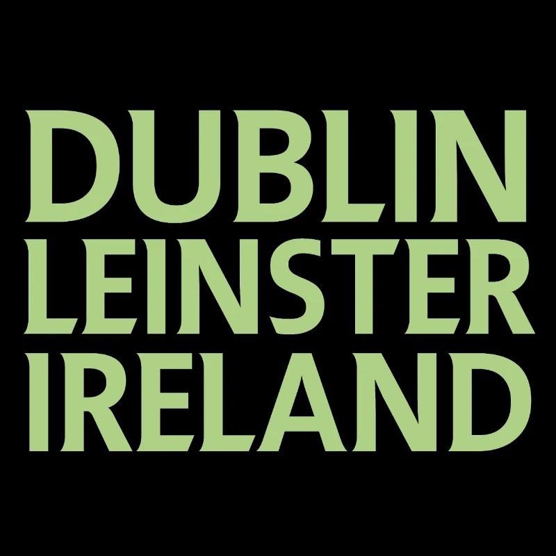 Dublin – Irlande Textdesign