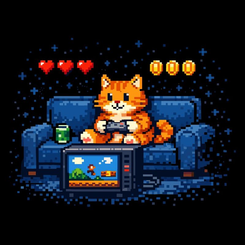 Zocken Katze – PC Gamer Humor