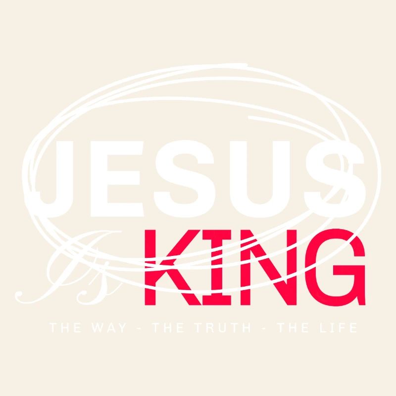 Jesus King Bold Typography