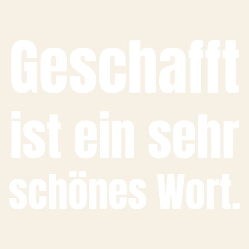 Geschafft ist der Abschluss.
