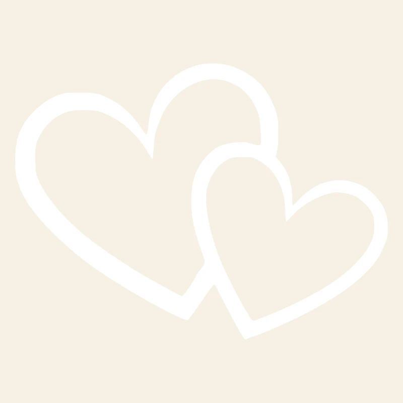 Cadeau de la Saint-Valentin à cœur blanc