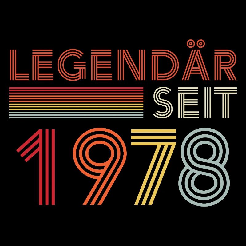 Legendary Since 1978 Man Birthday