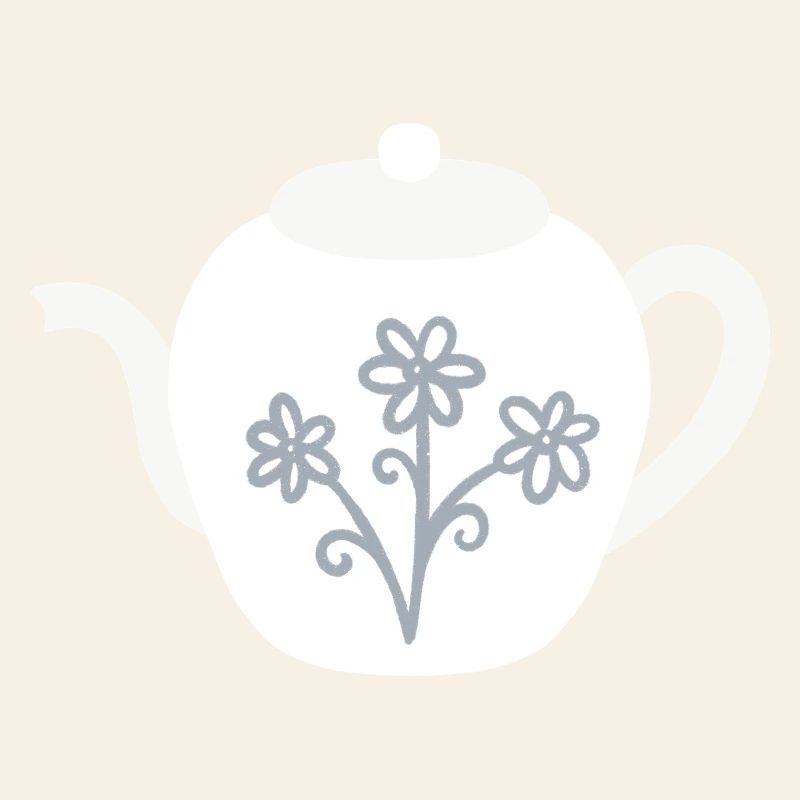 Floral Teapot Bloom