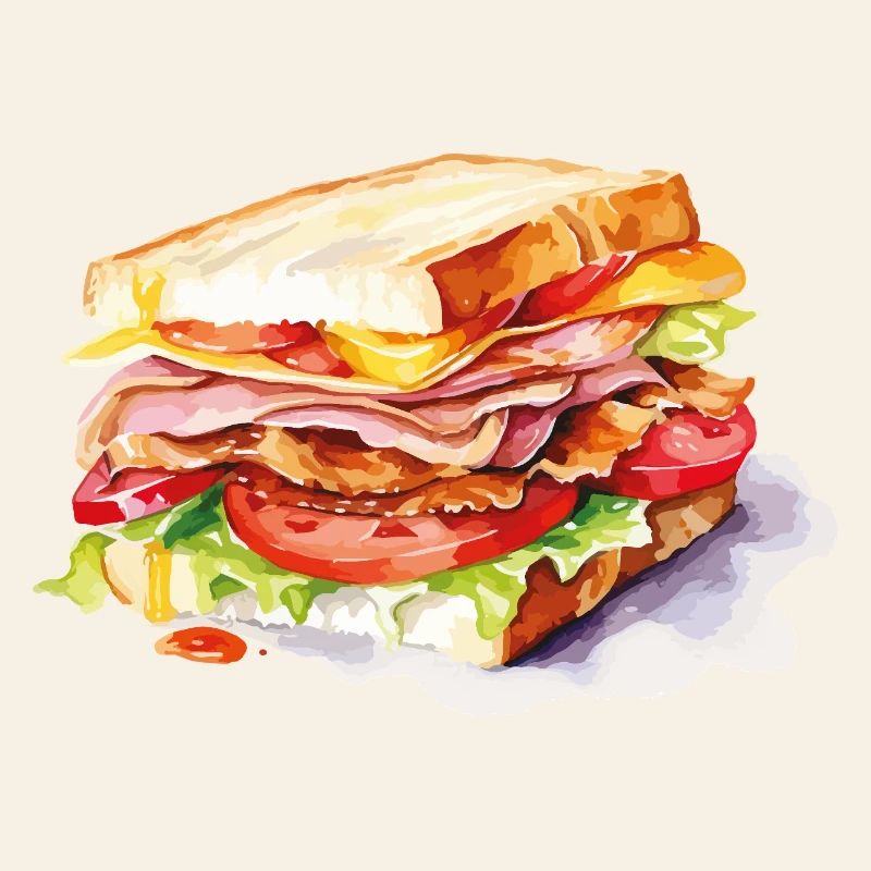 Sandwich Illustration
