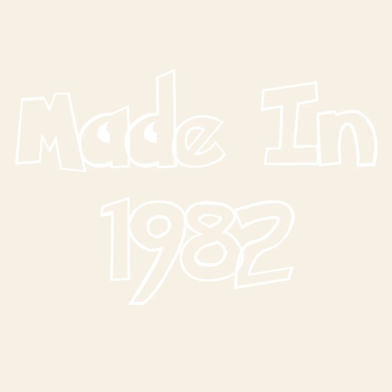 Born1982 Retro Typography