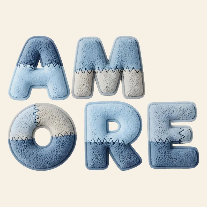 Patchwork Amore cadeau romantique pour partenaire