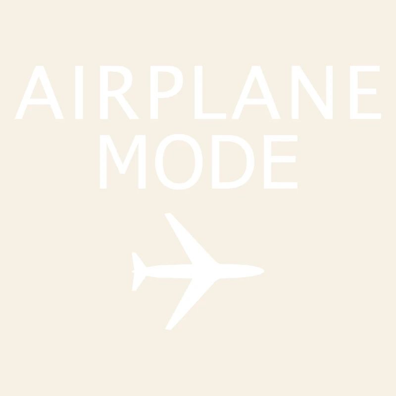 Mode avion Mode Vol activé Art d’aviation