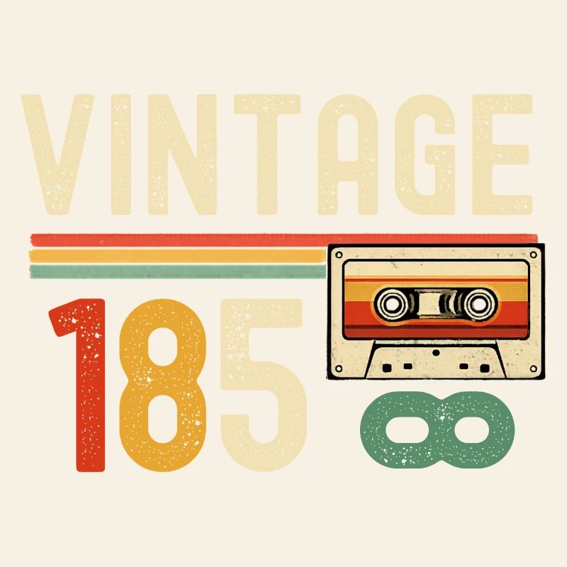 Vintage 85 Cassette Retro