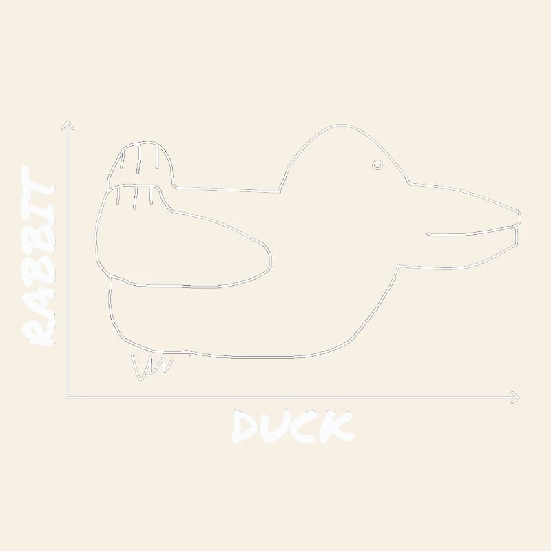 Funny Duck Graphic Rabbit