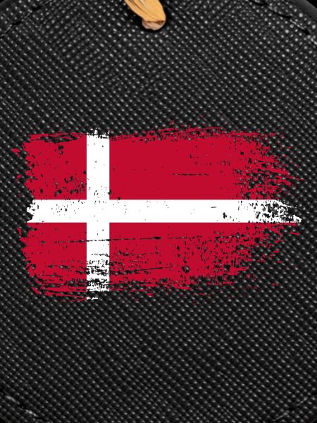 Grunge Danish Flag Print