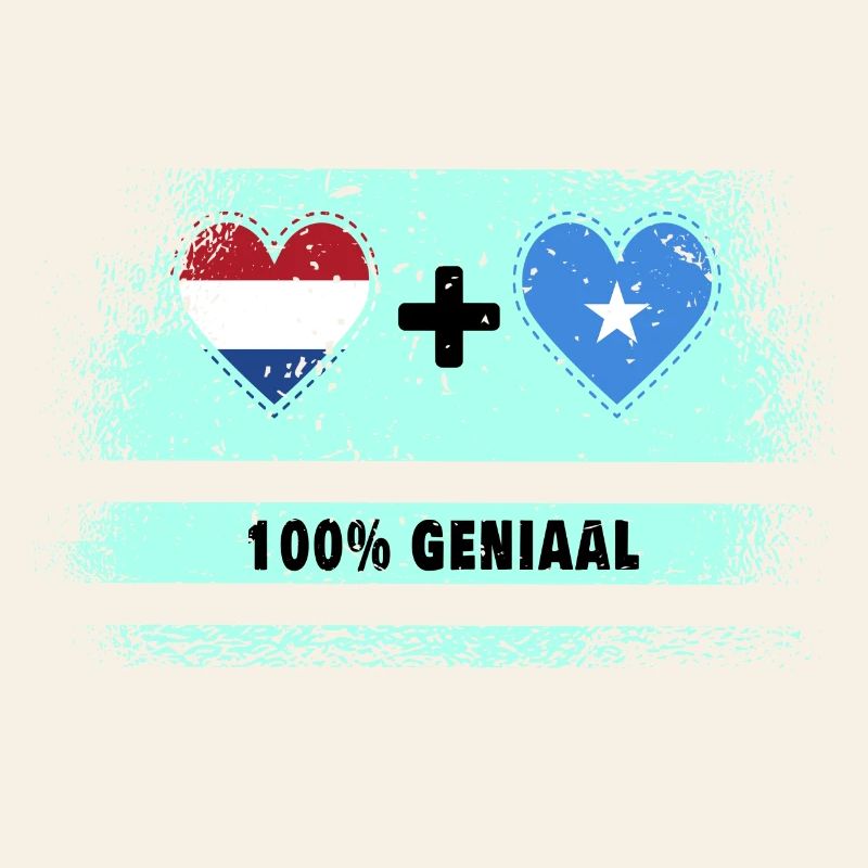 Drapeau 100% Genius de la Somalie et des Pays-Bas