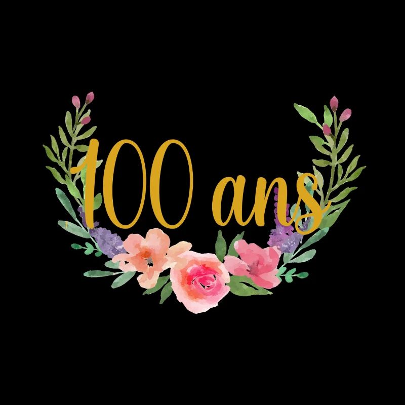 Anniversaire fleurs 100 ans