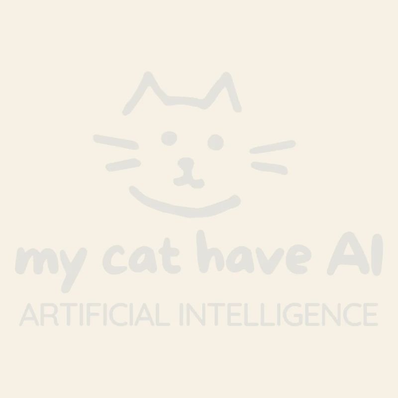 Motif d’intelligence artificielle de chat