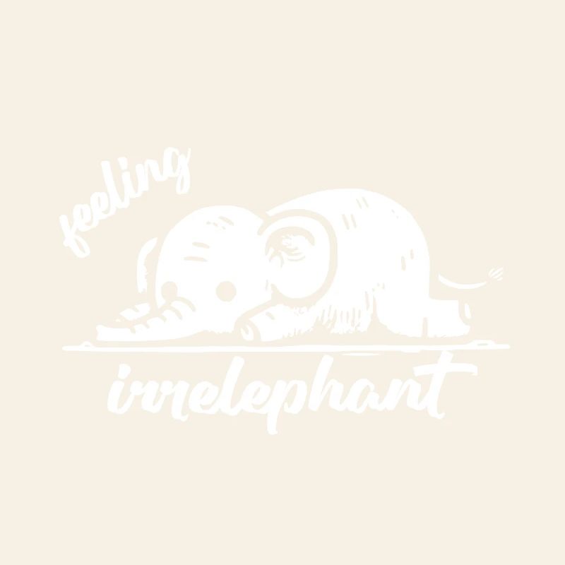 feeling irrelephant elephant animals funny pun