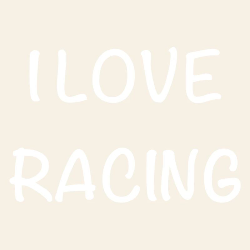 J’adore la course – Style d’écriture manuscrite