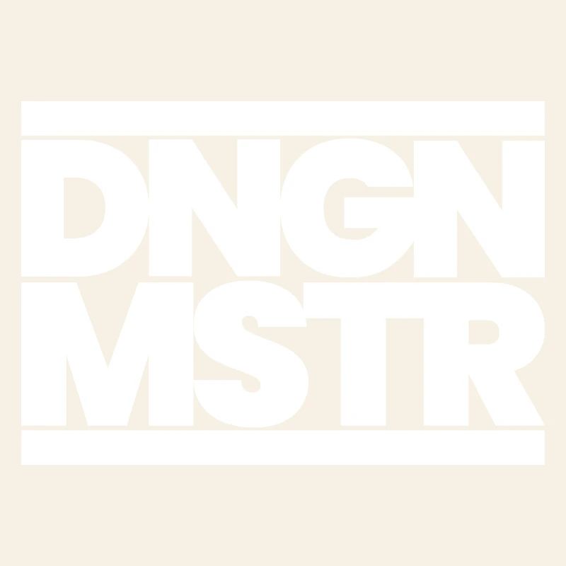 DNGN MSTR – RPG Game Master Design minimal Blanc