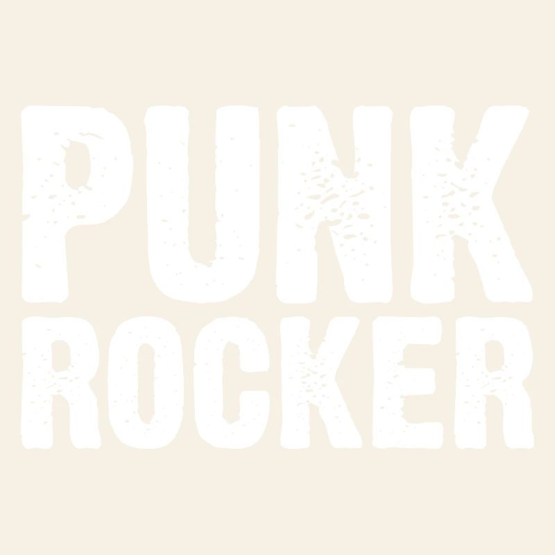 Bold Punk Rock Typography Design