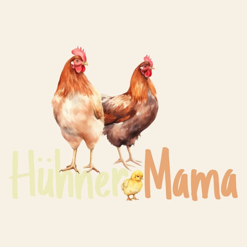 Hühner Mama Muttertag Mutterschaft Mama Elternteil