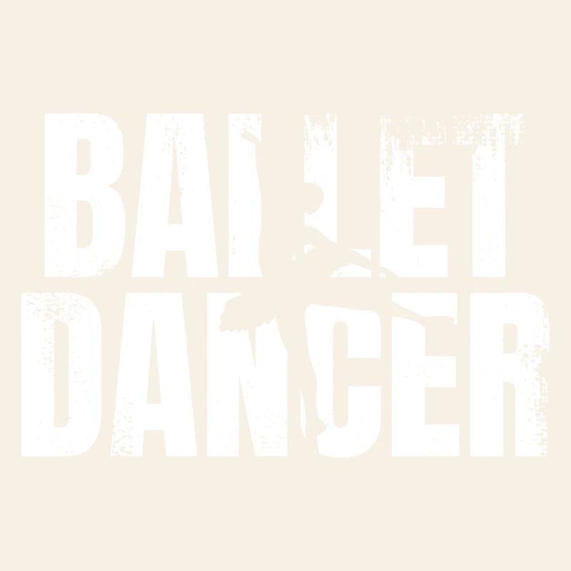 Funny ballet dancer