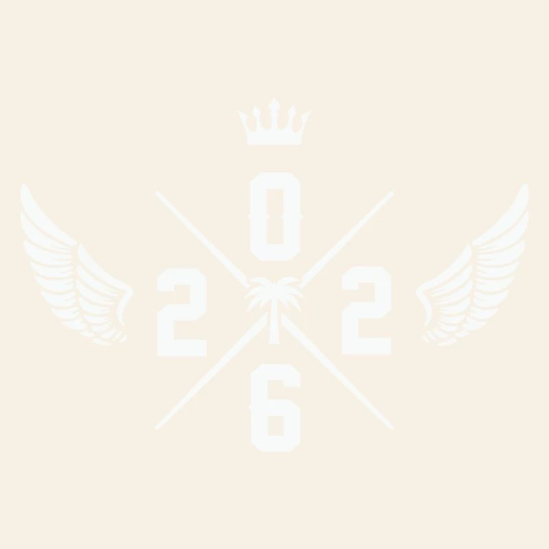 Crown Wing Palm Emblem