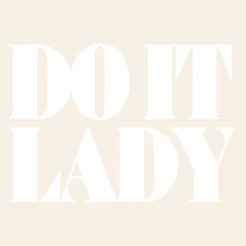 Do It Lady - White