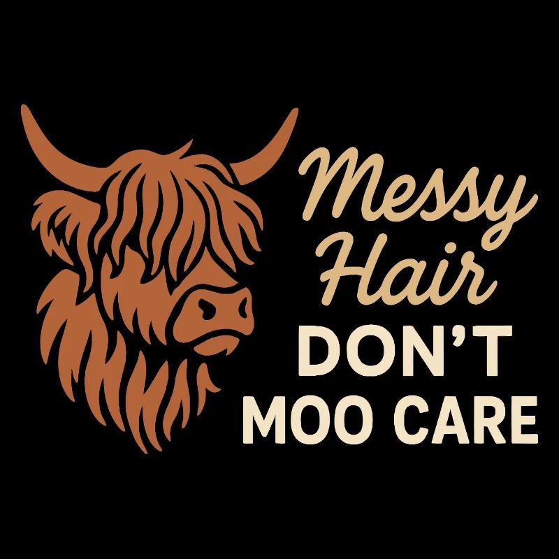 Highland Cow Rustic Animal Cute