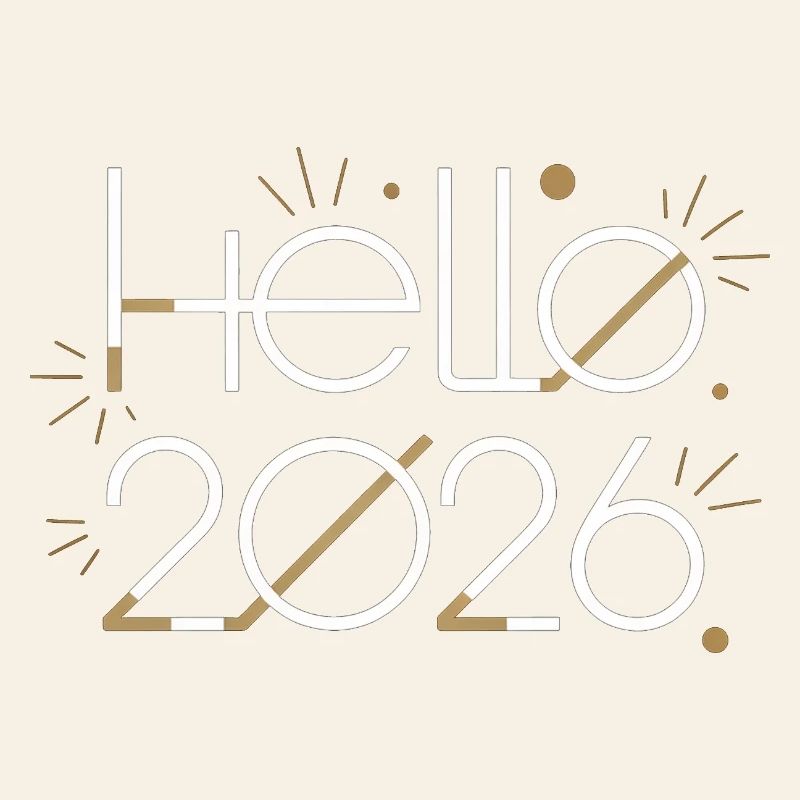 Hello 2026 Fireworks