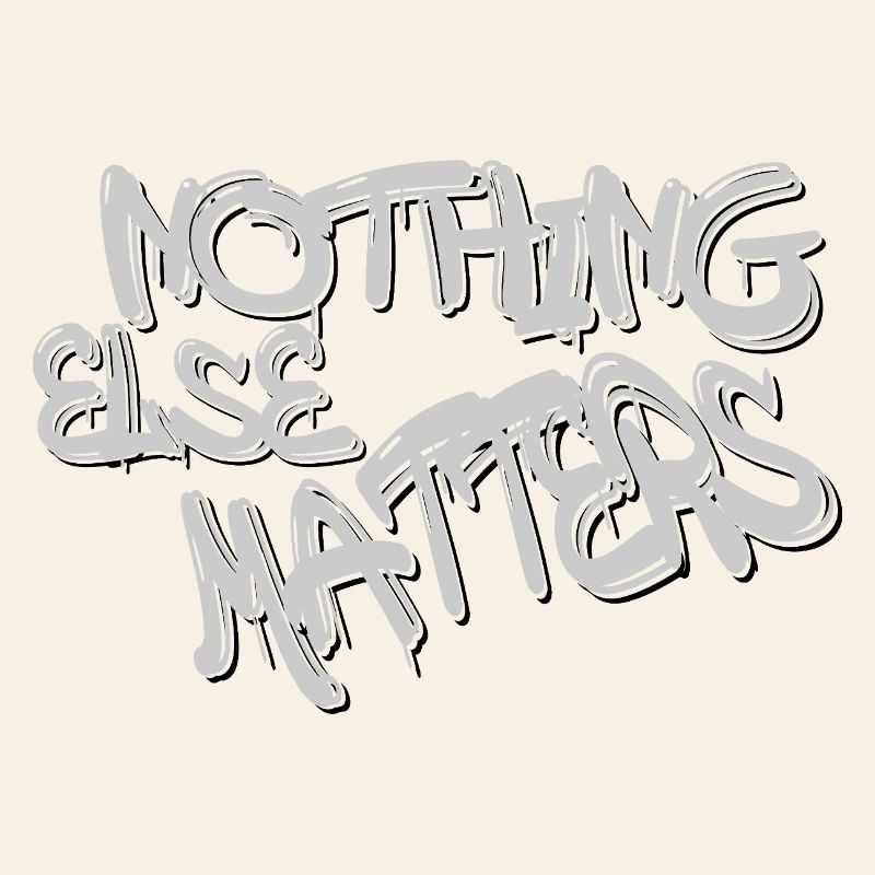 Typographie de citation graffiti : slogan gris gras