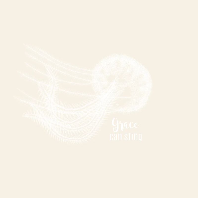 Grace Can Sting – Méduse élégante en blanc