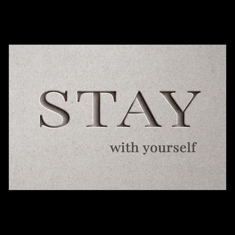 Reste – avec toi-même