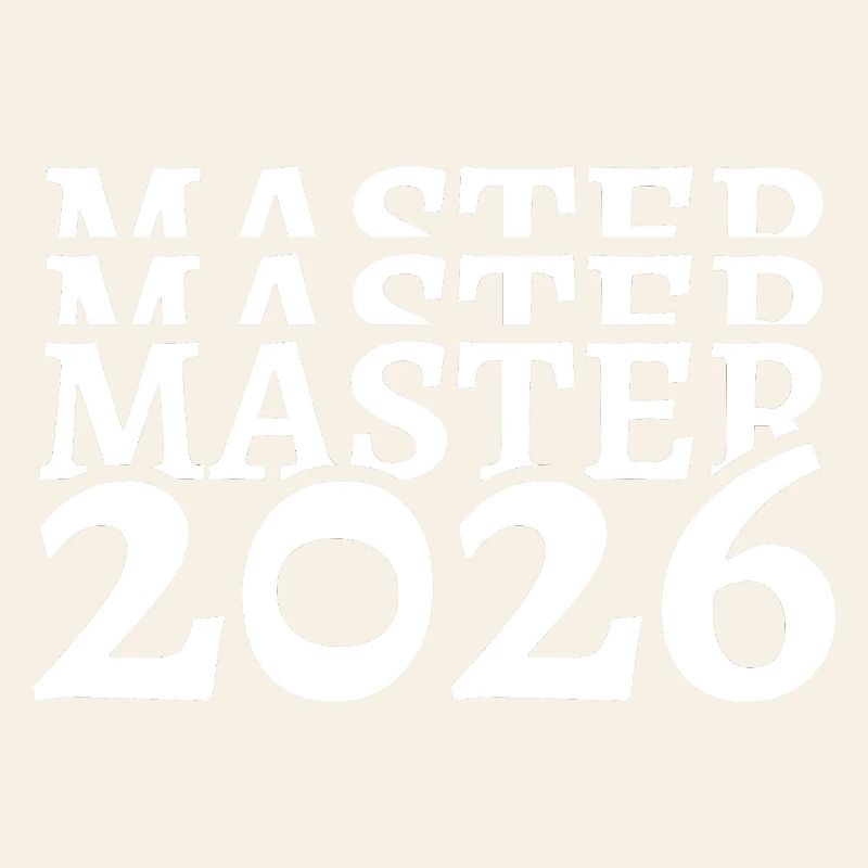 Master 2026 Studies Graduation End of Studies