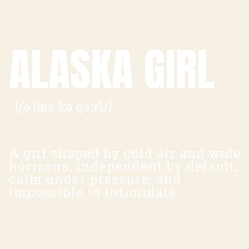 AlaskaGirl Bold Typography