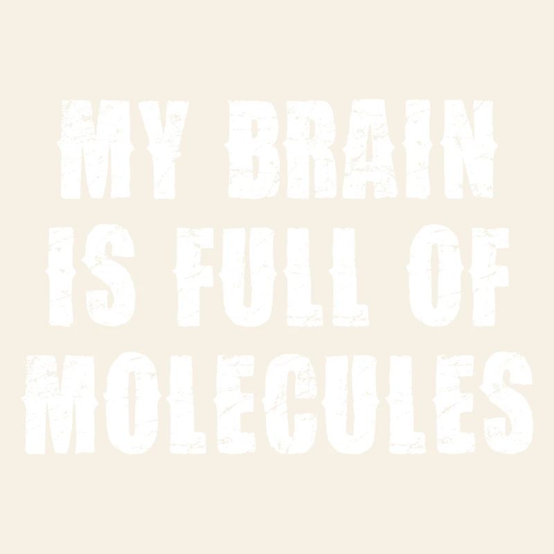 Brain full of molecules