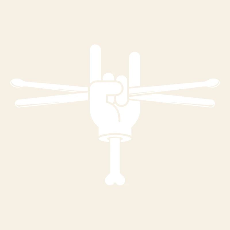 Hand Holding Drumsticks