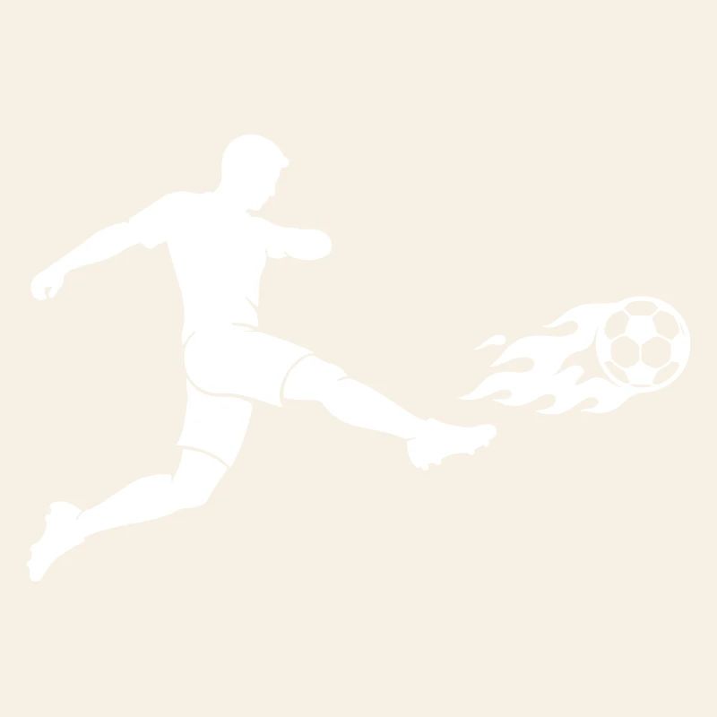 Soccer Striker Silhouette