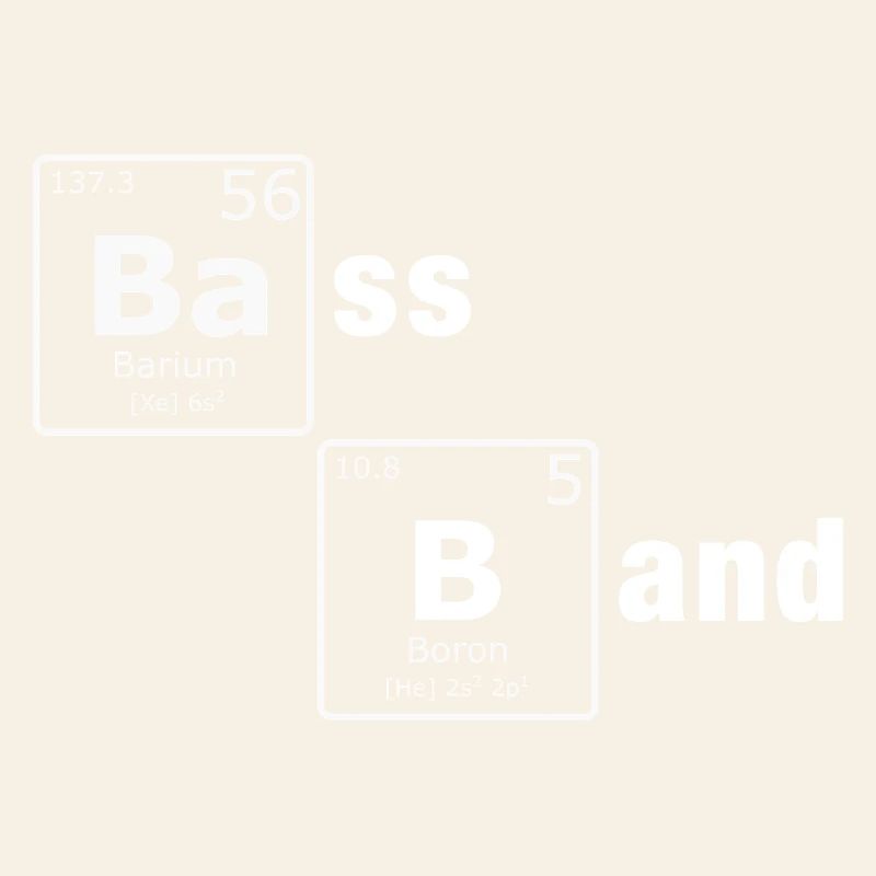 Bass Band Periodic Table PSE Elements Nerd