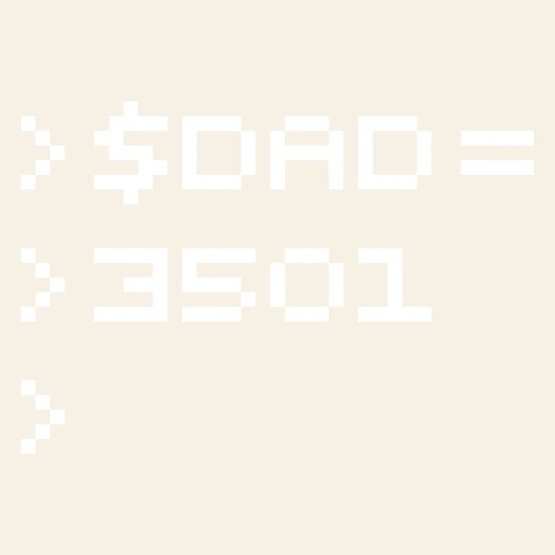 DAD 8-Bit Code Nerd Pixel Terminal Retro