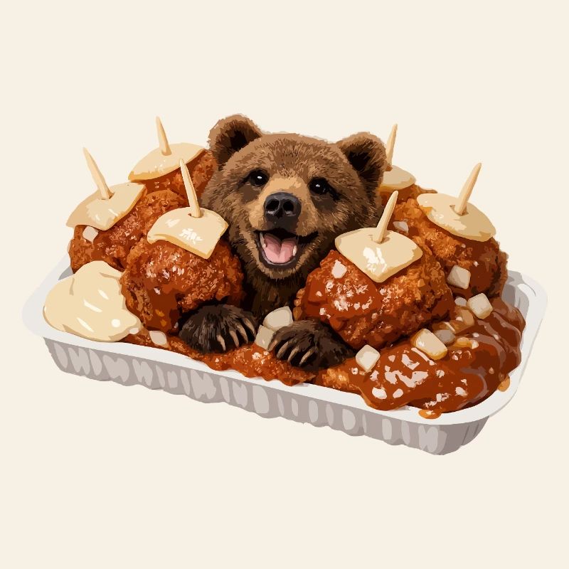 Bear bite with bear