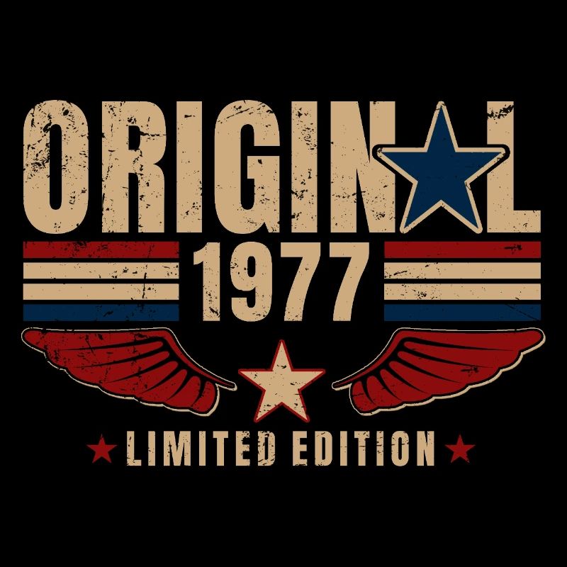 Cadeau d’anniversaire pour 49 ans Millésime original 1977