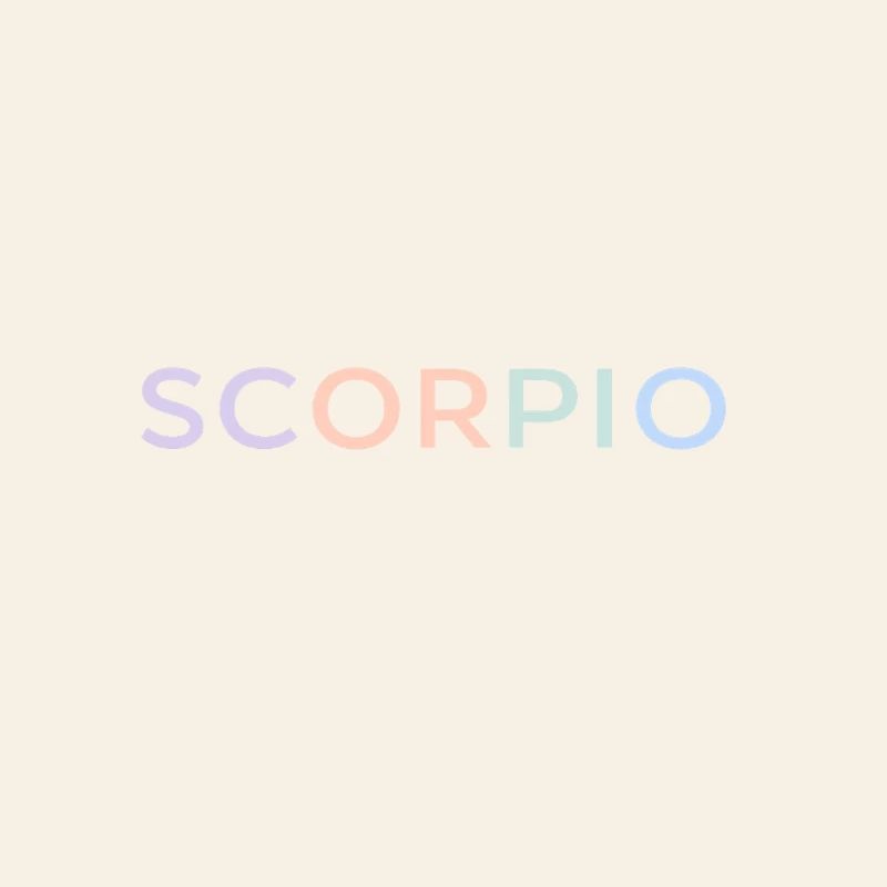 Pastel Scorpio Glyphs